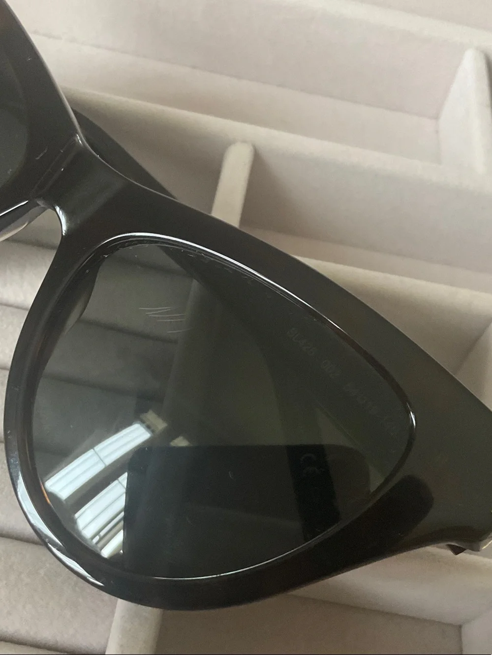 Saint Laurent Tortoiseshell Cat-Eye Sunglasses with Brown Lenses